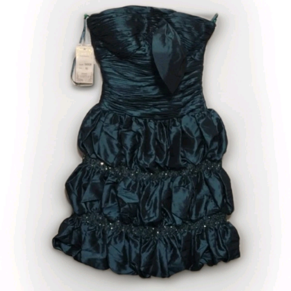 NWT Neblon Strapless Mini Dress XS Prom Homecoming Cocktail Formal Party Gown